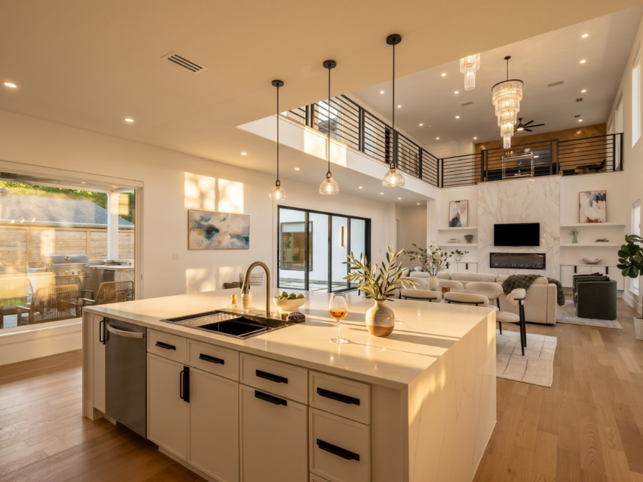 livingroom/kitchen
